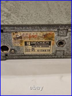 1981 1982 1983 1984 1985 Mercedes Benz Becker Grand Prix Stereo Cassette 612 Oem