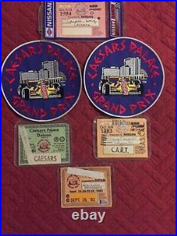 1981, 82, 83, 84, Caesars palaceGrand Prix Memorabilia