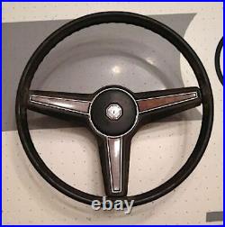 1981-87 Pontiac Grand Prix Black Woodgrain Steering Wheel OEM