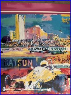 1982 Caesars Palace Grand Prix of Las Vegas Original Poster by LeRoy Neiman
