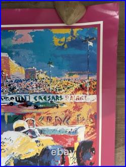 1982 Caesars Palace Grand Prix of Las Vegas Original Poster by LeRoy Neiman