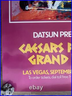 1982 Caesars Palace Grand Prix of Las Vegas Original Poster by LeRoy Neiman