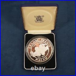 1988 Macau Grand Prix Anniversary 5 oz Silver Medal Royal Mint Free Ship US