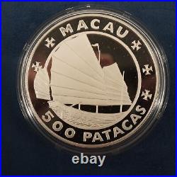 1988 Macau Grand Prix Anniversary 5 oz Silver Medal Royal Mint Free Ship US