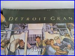 1989 Detroit Grand Prix Poster Original Issue new old stock DIA Diego Rivera