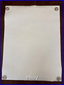 1991 Grand Prix of Miami Camel Motorcycle Racing Rare Sign Poster 90s Art