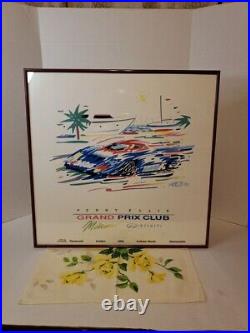 1991 Miami Grand Prix NISSAN LtdEd Fine Art Print Poster Professionally Framed