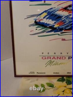 1991 Miami Grand Prix NISSAN LtdEd Fine Art Print Poster Professionally Framed