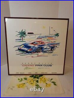 1991 Miami Grand Prix NISSAN LtdEd Fine Art Print Poster Professionally Framed