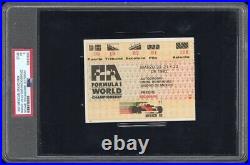 1992 F1 Mexican Grand Prix Michael Schumacher 1st Podium Ticket PSA Rare Pop 1