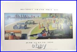 1993 Detroit Grand Prix Canvas Poster Mounted on Foam Cord Indycar CART 24X36