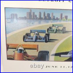 1993 Detroit Grand Prix Canvas Poster Mounted on Foam Cord Indycar CART 24X36
