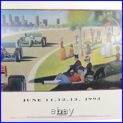 1993 Detroit Grand Prix Canvas Poster Mounted on Foam Cord Indycar CART 24X36
