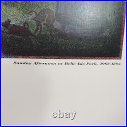 1993 Detroit Grand Prix Canvas Poster Mounted on Foam Cord Indycar CART 24X36