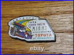 1996 Autograph JIMMY VASSER GRAND PRIX Miami Winning Ticket Pin Indy Car Signed