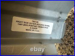 1997-03 Pontiac Grand Prix 4dr Outer Rocker Panels New Pair