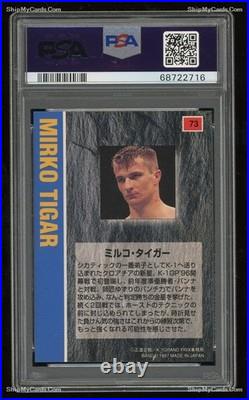 1997 Bandai K-1 Grand Prix Mirko Tigar Crocop #73 PSA 9