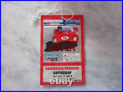 1999-2016 LOT 8 RACE PASS TICKET DRIVING ACADEMY/LeMANS+SIGNED MARTINI/JIM HALL+