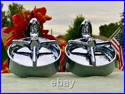 (2) NOS 1950's 1960's Vintage YANKEE PACESETTER Outside Rear View Mirrors