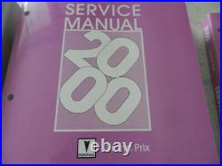 2000 PONTIAC GRAND PRIX GTP Service Shop Repair Manual MANUALS Set (5) RARE FIND