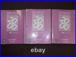 2000 PONTIAC GRAND PRIX Service Shop Repair Manual Set W Transmission Unit Books