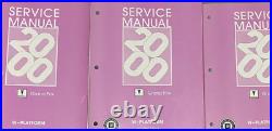 2000 Pontiac Grand Prix Service Shop Repair Workshop Manual Set FACTORY OEM
