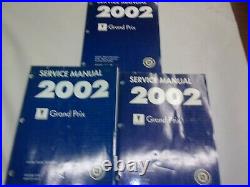 2002 Pontiac Grand Prix Service Manual 3 Volume Set