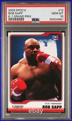 2003 Epoch K-1 Grand Prix Fighters MMA Bob Sapp #12 PSA 10