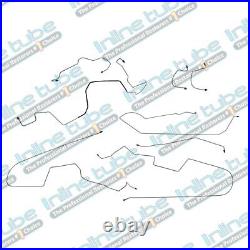 2004-08 Pontiac Grand Prix Preformed Brake Line Kit With Abs 8Pc Set Tubes Oe