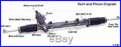 2004-2008 Pontiac Grand Prix With-Magna Hydraulic Power Steering Rack and Pinion