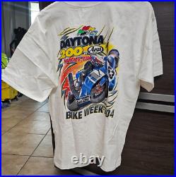 2004 Daytona 200 XL T-shirt NEW! RARE