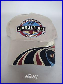 2004 Formula One Hat Indianapolis United States Grand Prix Strapback Khaki Cap