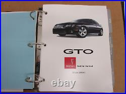 2004 Pontiac Dealer Album Product guide book GTO Bonneville Grand Prix