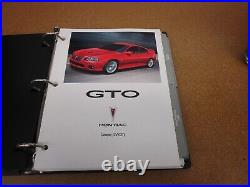 2006 Pontiac Dealer Album Product portfolio book GTO Grand Prix data facts guide