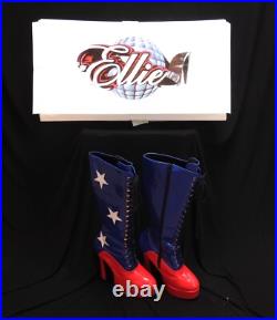 2007 US Grand Prix F1 Indianapolis Grid Girl Outfit Boots HAMILTON ALONSO MASSA