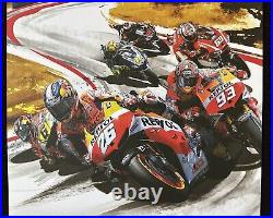 2013 Red Bull U. S. Grand Prix Motorcycle MotoGP Race Poster Laguna Seca Rossi