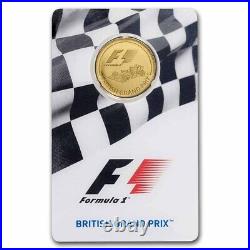 2016 1/4 oz $25 SI Gold Formula 1 British Grand Prix (In Assay) SKU#253487