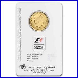 2016 1/4 oz $25 SI Gold Formula 1 British Grand Prix (In Assay) SKU#253487