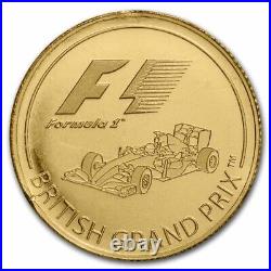 2016 1/4 oz $25 SI Gold Formula 1 British Grand Prix (In Assay) SKU#253487