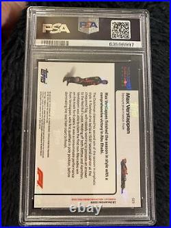 2020 TOPPS NOW MAX VERSTAPPEN PSA 10 Card #23 FORMULA 1 NEWEST CHAMPION FREE S&H