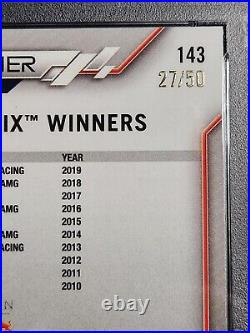 2020 Topps Chrome F1 #143 Max Verstappen /50 TRUE Gold Refractor RC Rookie PSA 8
