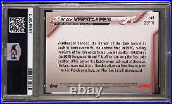 2020 Topps Chrome F1 #165 Sapphire #/70 Refractor Max Verstappen PSA 10 POP 1/1