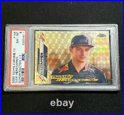 2020 Topps Chrome F1 Grand Prix SuperFractor #158 Max Verstappen RC 1/1 PSA 8