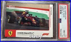 2020 Topps Now Ferrari Team #2 SP PSA 10 1000th Grand Prix