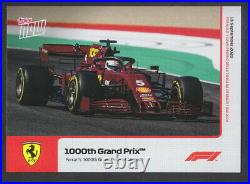 2020 Topps Now Formula One F1 # 002 Ferrari 1000th Grand Prix /1047