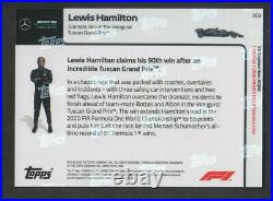 2020 Topps Now Formula One F1 003 Lewis Hamilton Tuscan Grand Prix /1915 READ