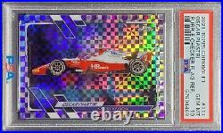 2021 Topps Chrome F1 #117 Oscar Piastri #/199 Purple Checker Refractor Rc Psa 10