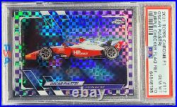 2021 Topps Chrome F1 #117 Oscar Piastri #/199 Purple Checker Refractor Rc Psa 10