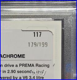 2021 Topps Chrome F1 #117 Oscar Piastri #/199 Purple Checker Refractor Rc Psa 10