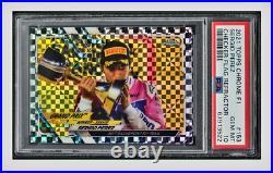 2021? Topps Chrome, F1, Sergio Perez, Checkered Flag Refractor, #153, PSA-10